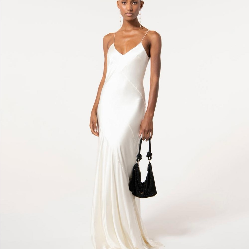 Cult Gaia Crissy White Gown